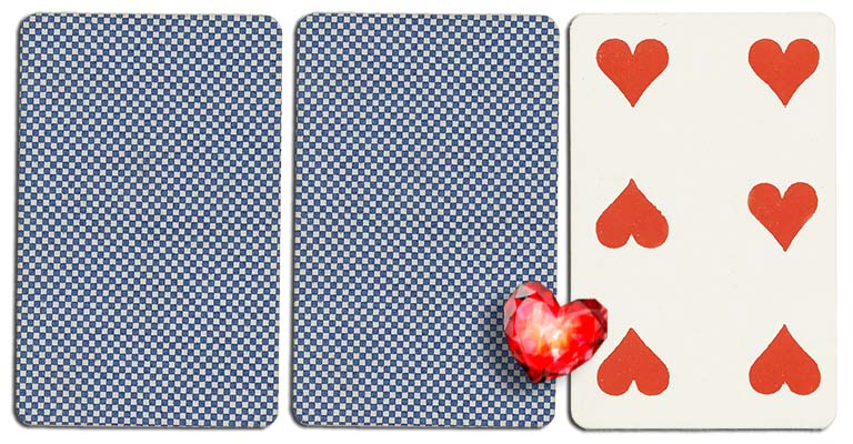 06 of hearts meaning french deck