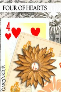 Read more about the article 4 of Hearts meaning in Cartomancy and Tarot