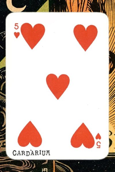  5 Of Hearts Meaning In Cartomancy And Tarot Cardarium 