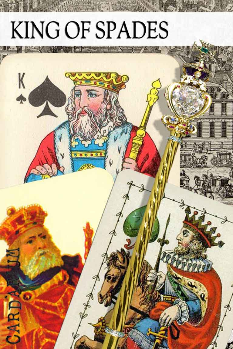 King of Spades meaning in Cartomancy and Tarot - ⚜️ Cardarium ⚜️