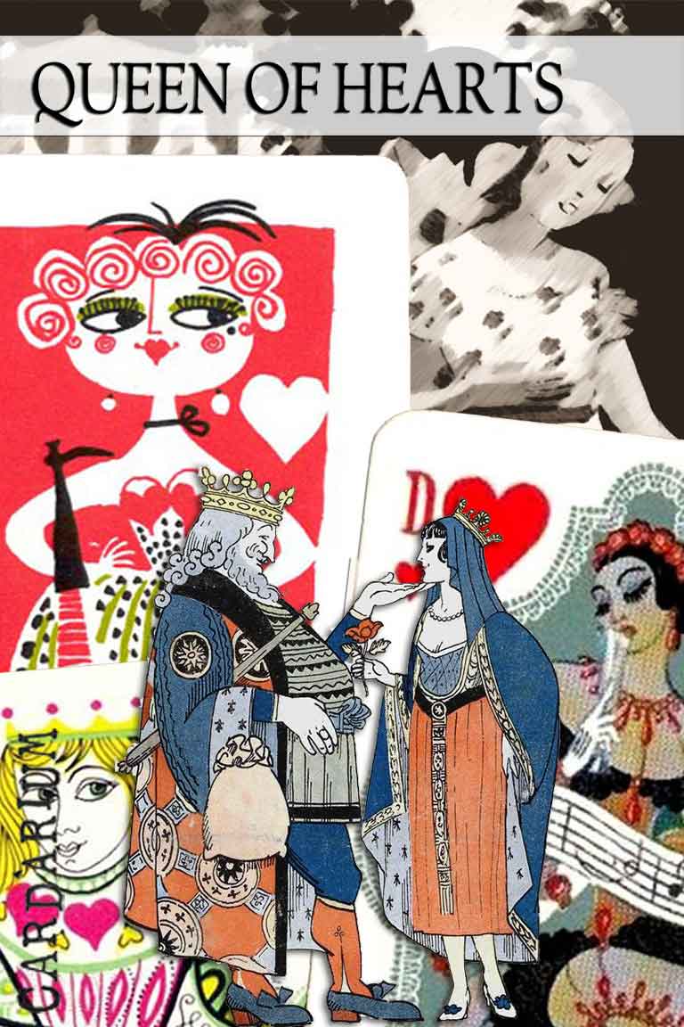 Queen Of Hearts Meaning In Cartomancy And Tarot Cardarium