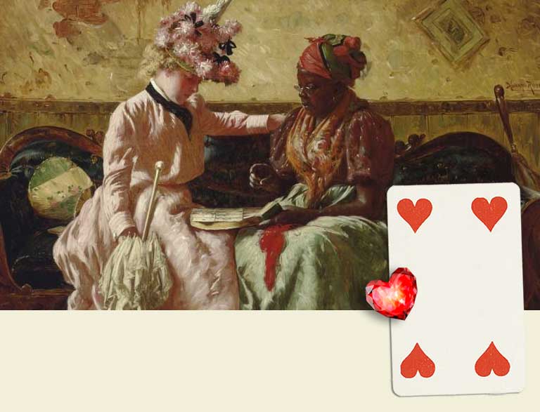 4 of Hearts meaning in Cartomancy and Tarot Cardarium