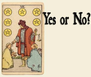 Read more about the article 6 of Pentacles – Yes or No?