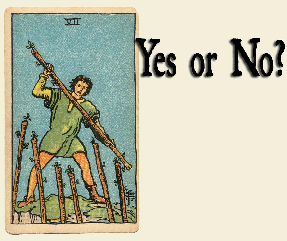 You are currently viewing 7 of Wands – Yes or No?