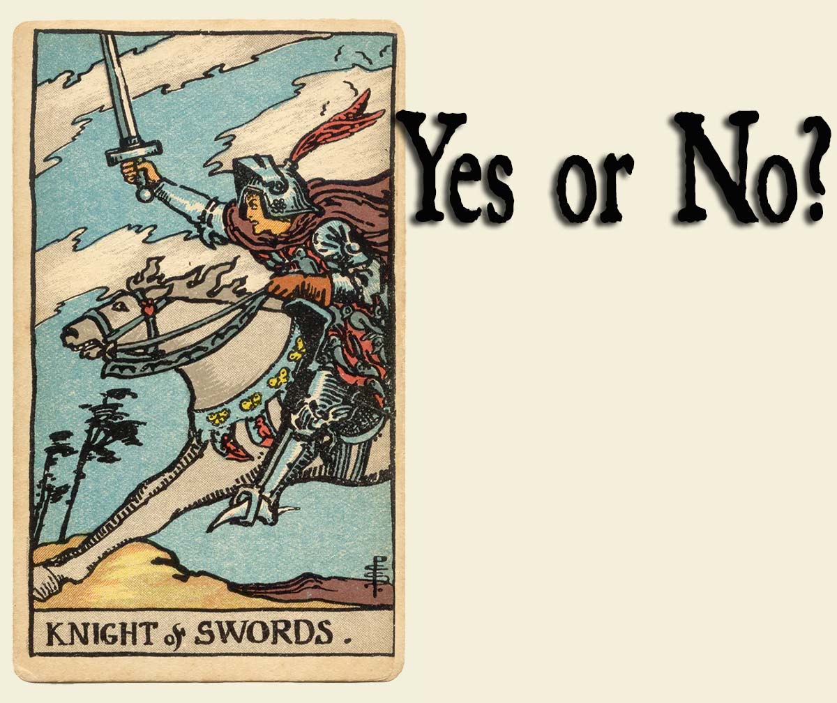 You are currently viewing Knight of Swords – Yes or No?