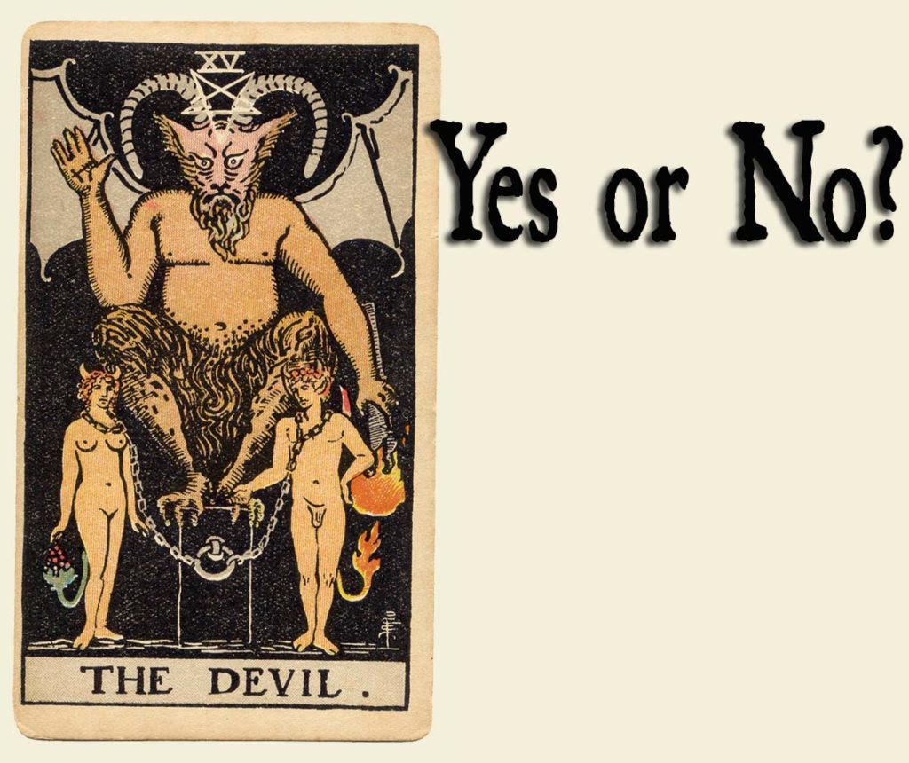 The Devil Tarot Card Yes or No? ⚜️ Cardarium ⚜️