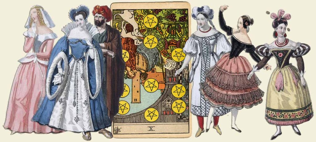 10 of pentacles reversed tarot card meaning yes or no