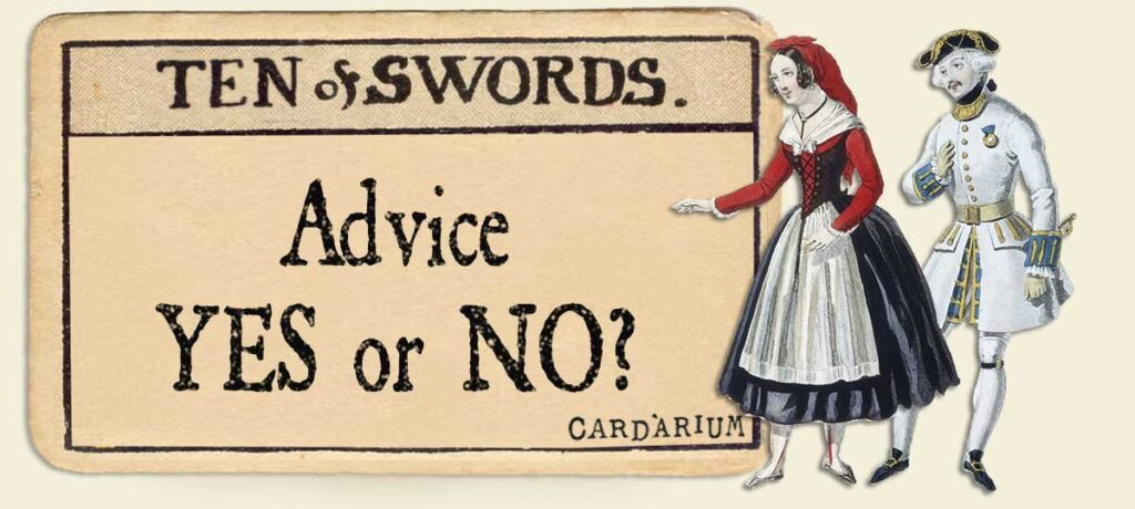 10 of swords Advice Yes or No