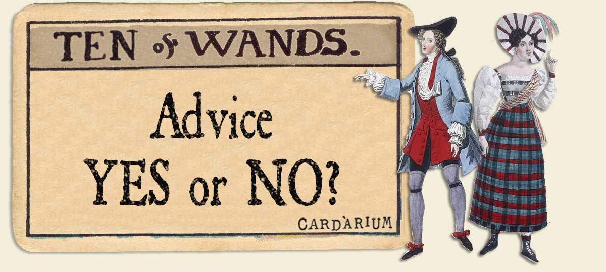 does 10 of wands mean yes or no