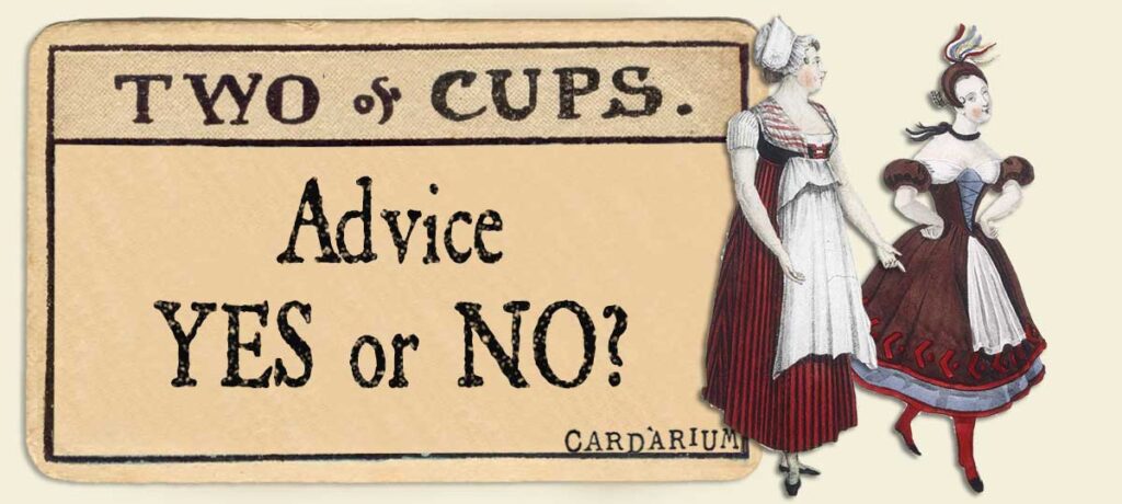 2 of cups Advice Yes or No