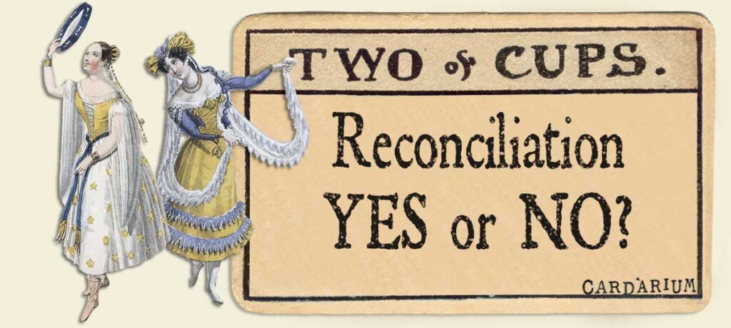 2 of cups reconciliation yes or no