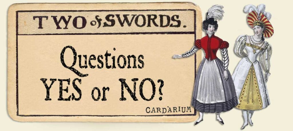 2 of Swords - Yes or No? - ⚜️ Cardarium ⚜️