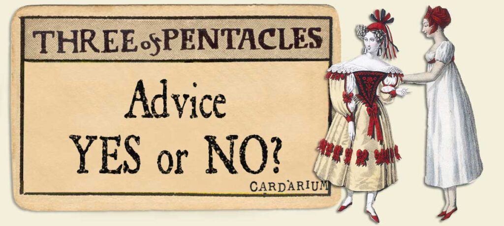 3 of pentacles Advice Yes or No