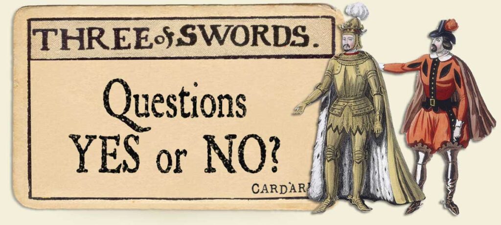 3 of swords Yes or No Questions