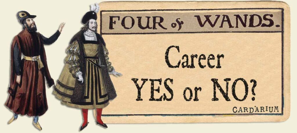 4 of wands career yes or no