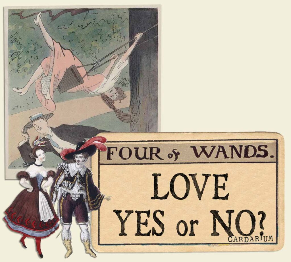 4 of wands tarot card meaning for love yes or no