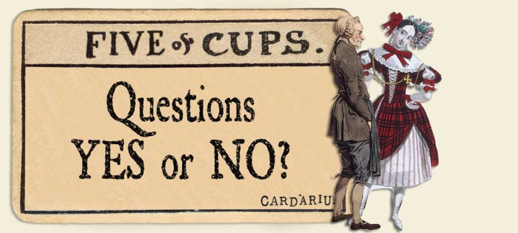 5 of cups yes or no