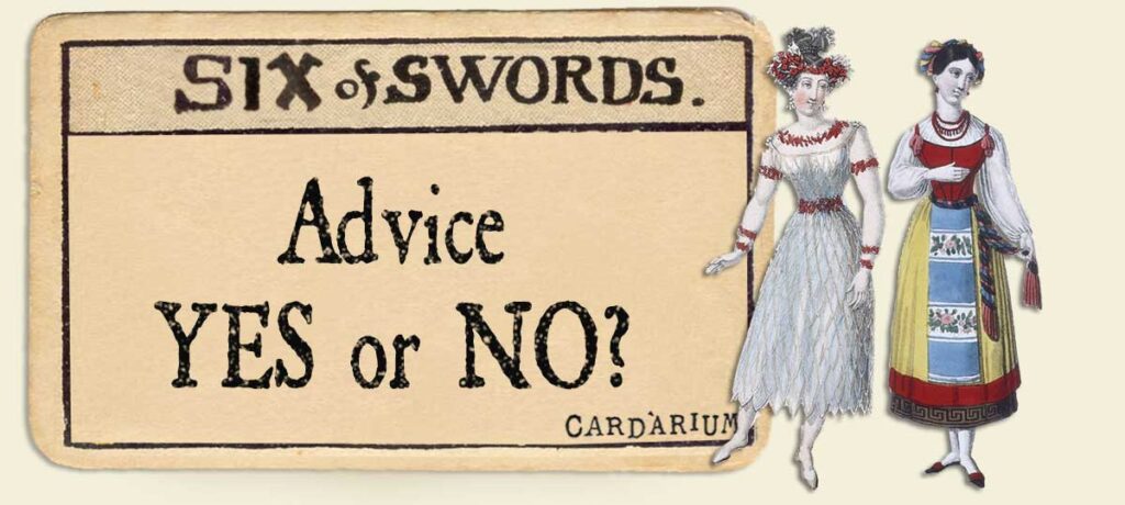 6 of swords Advice Yes or No