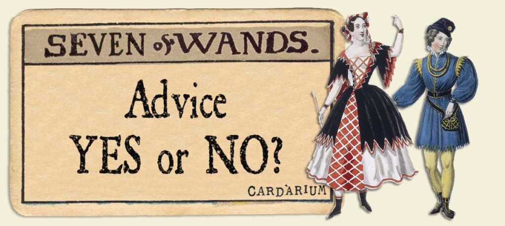 7 of wands Advice Yes or No