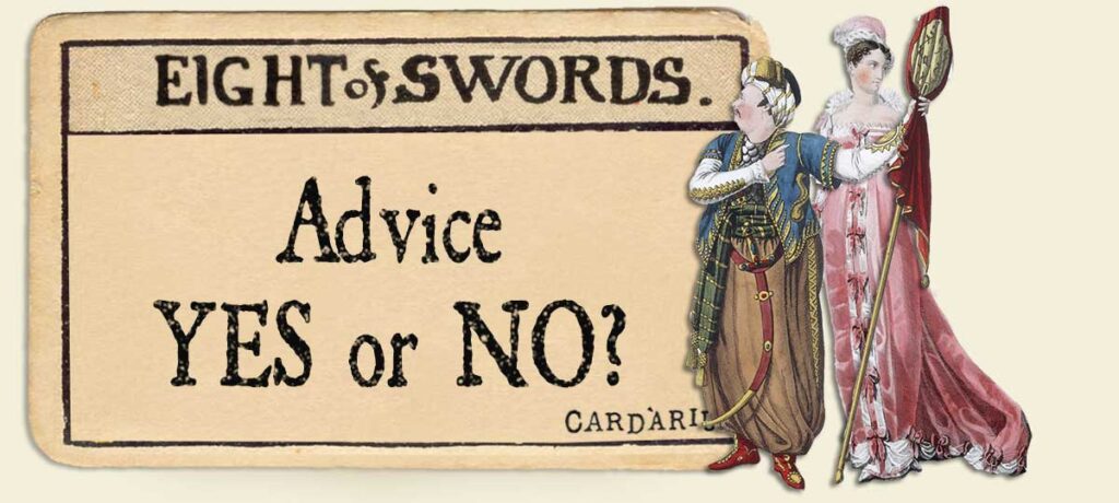 8 of swords Advice Yes or No