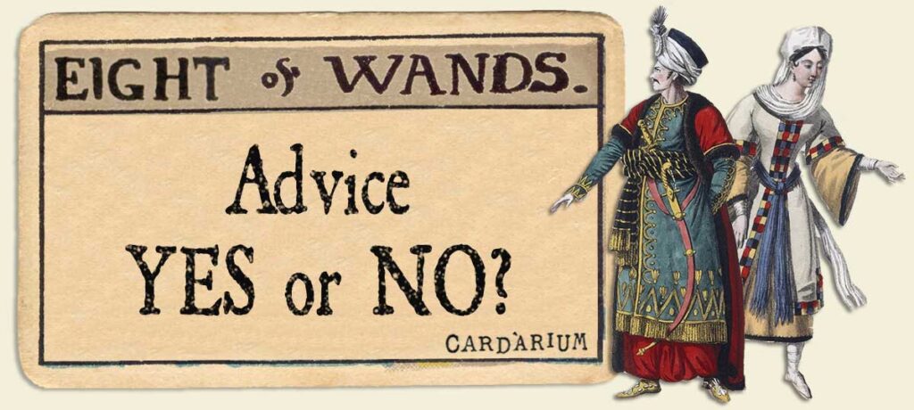 8 of wands Advice Yes or No