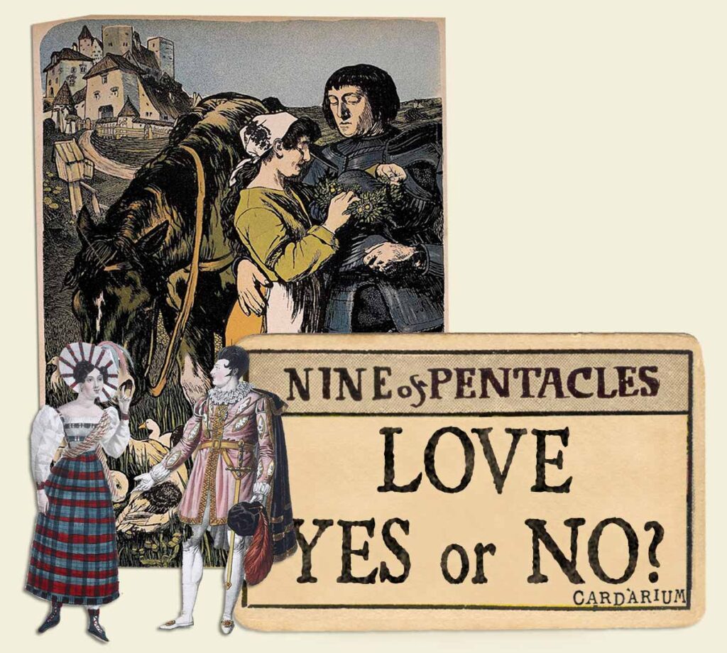 9 of pentacles tarot card meaning for love yes or no