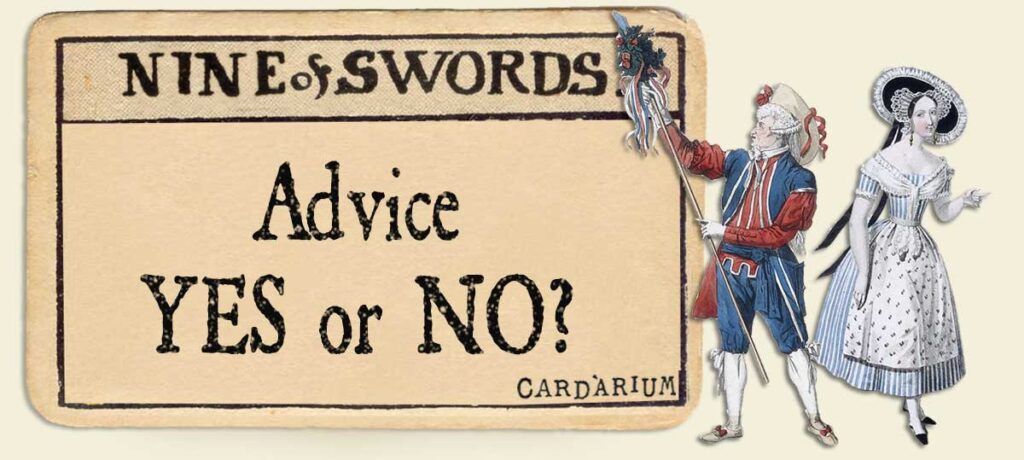 9 of swords Advice Yes or No