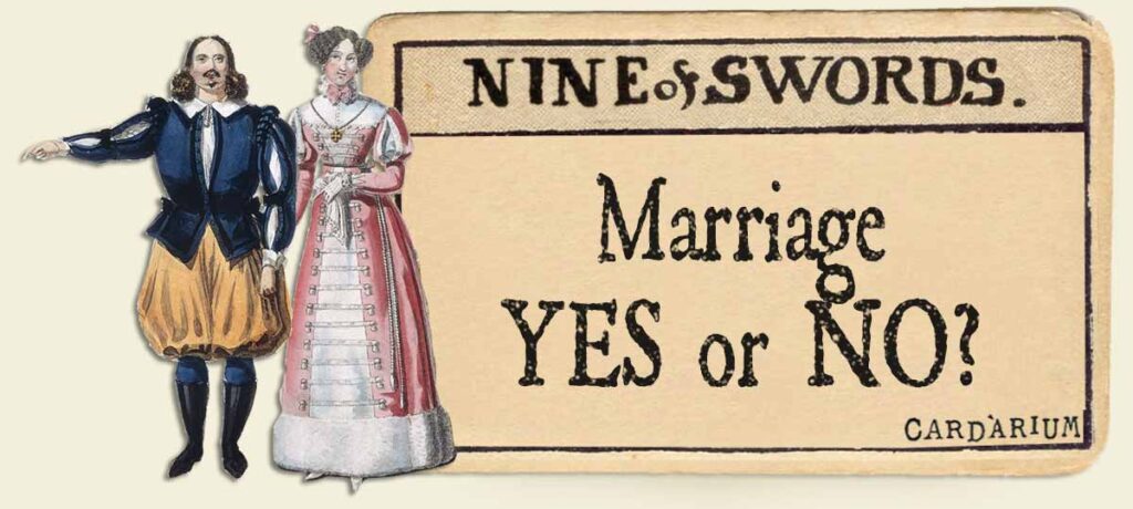 9 of swords marriage yes or no