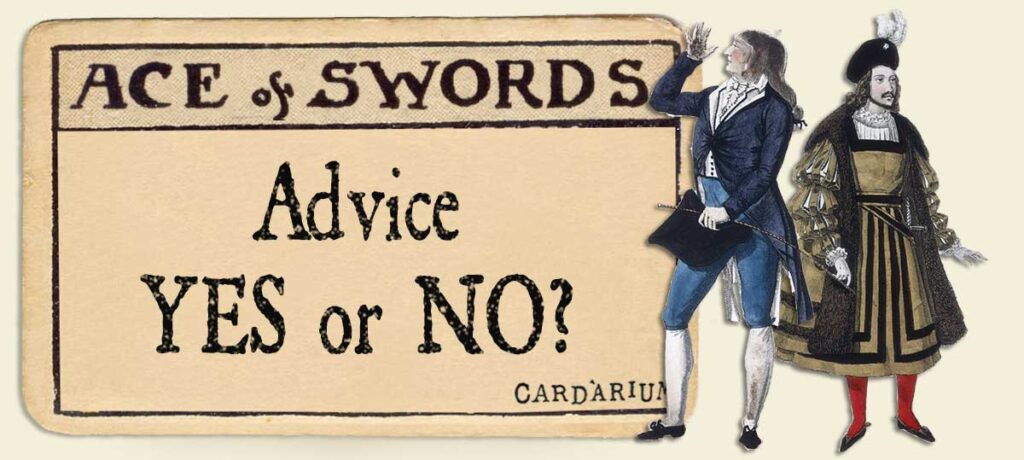 Ace of swords Advice Yes or No