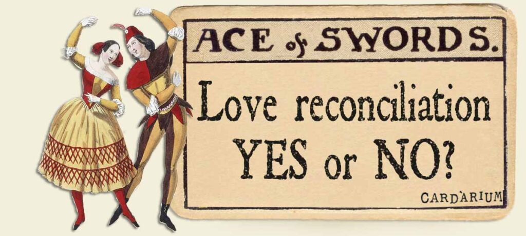 Ace of swords love reconciliation