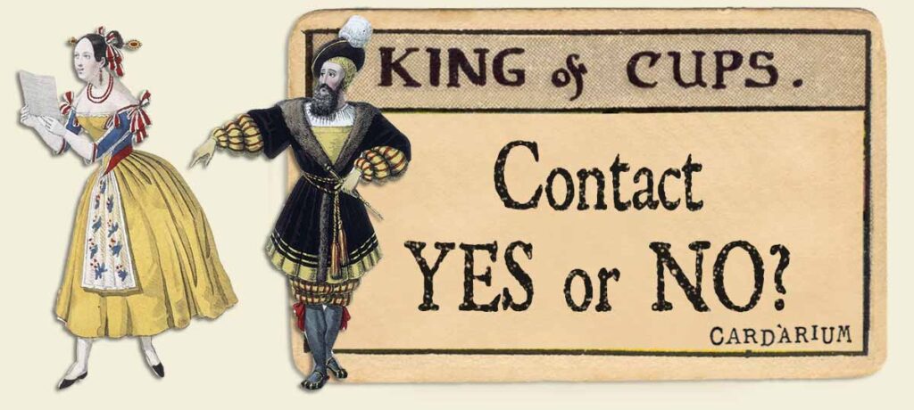King of cups contact yes or no