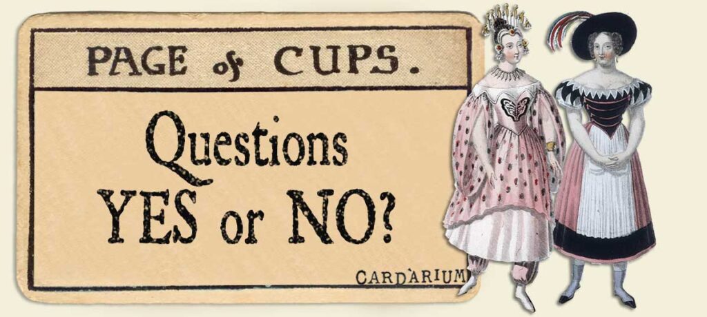 Page of cups Yes or No Questions