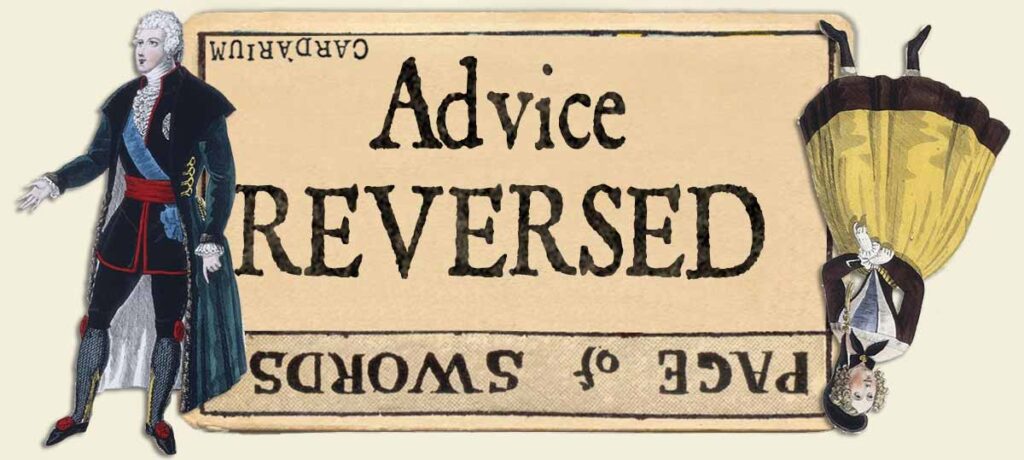 Page of swords reversed advice yes or no