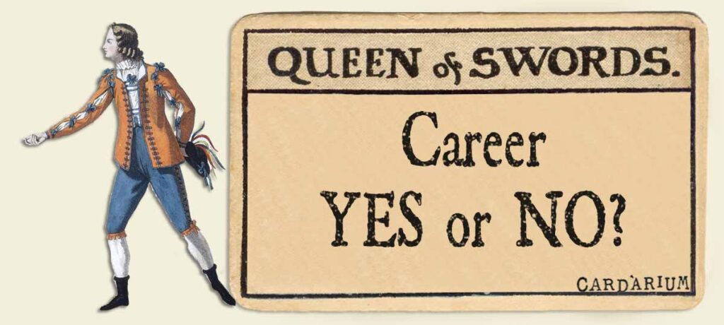 Queen of swords career yes or no