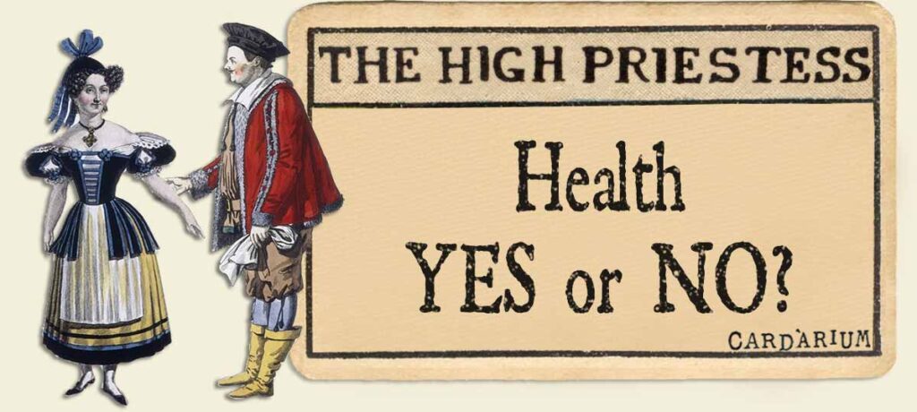 The High Priestess tarot card meaning health yes or no