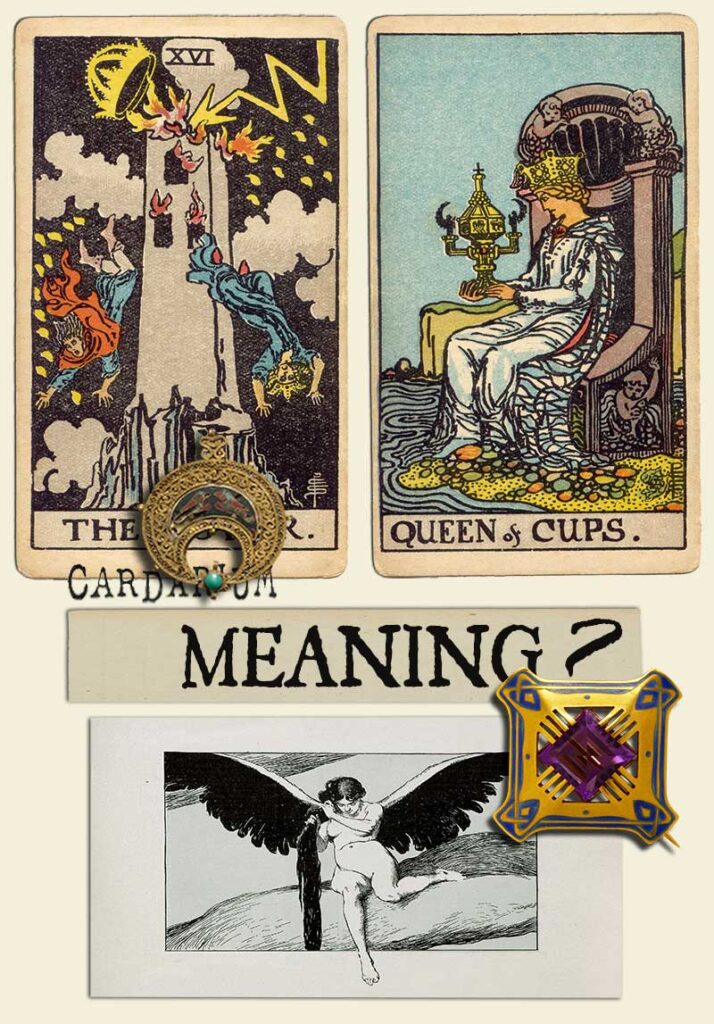 The Tower and Queen Of Cups - Cardarium