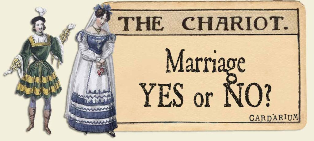tarot card The Chariot meaning for marriage yes or no