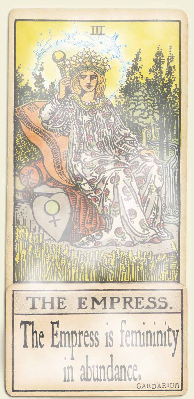 Water signs tarot The Empress