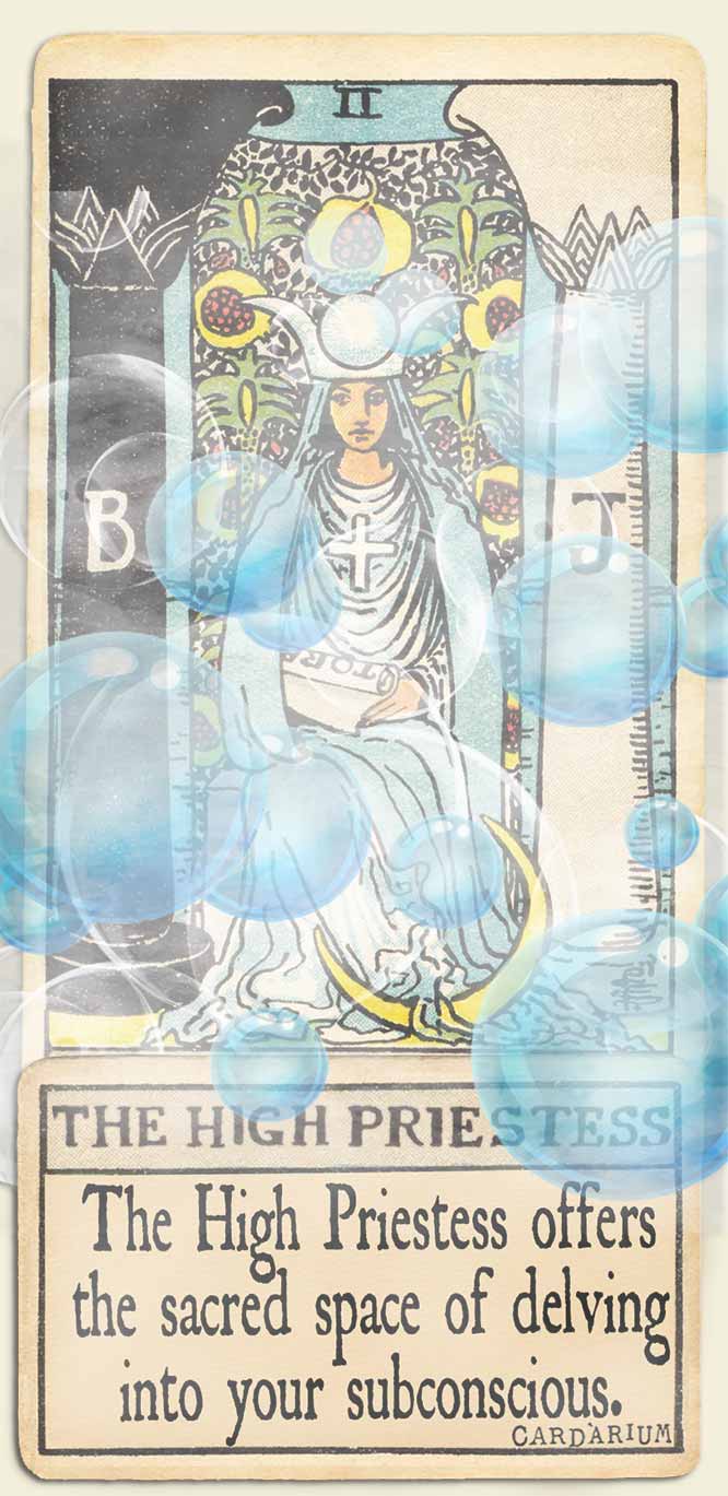 Water signs tarot The High Priestess