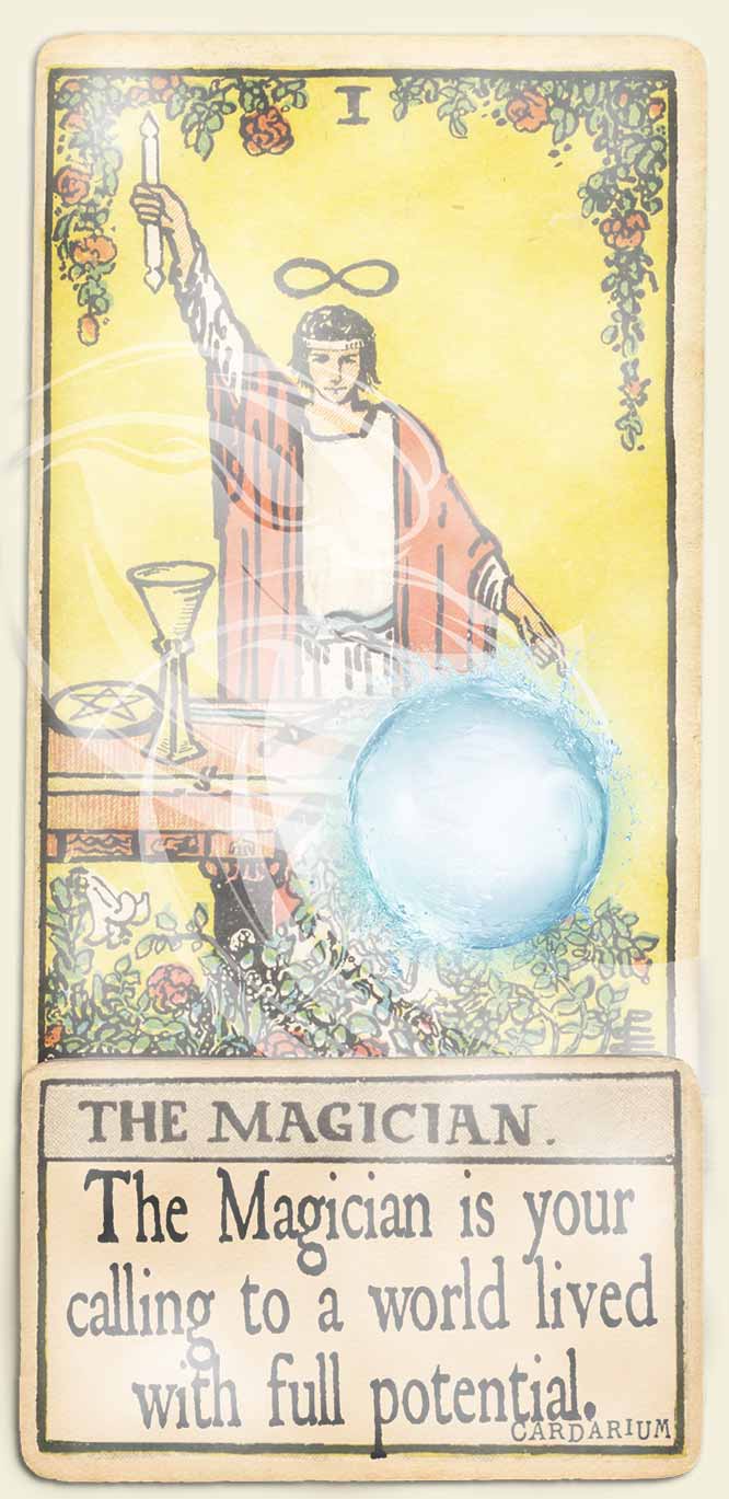 Water signs tarot The Magician a