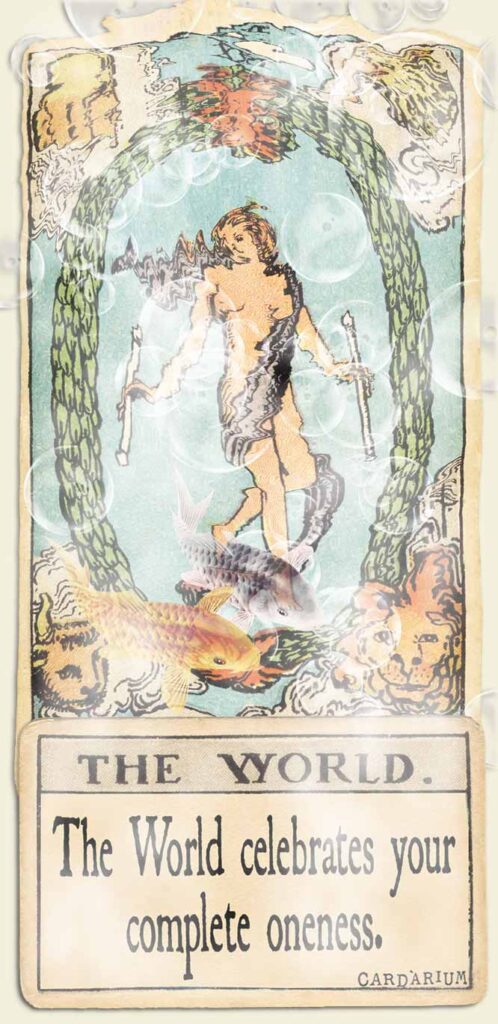 Water signs tarot The World