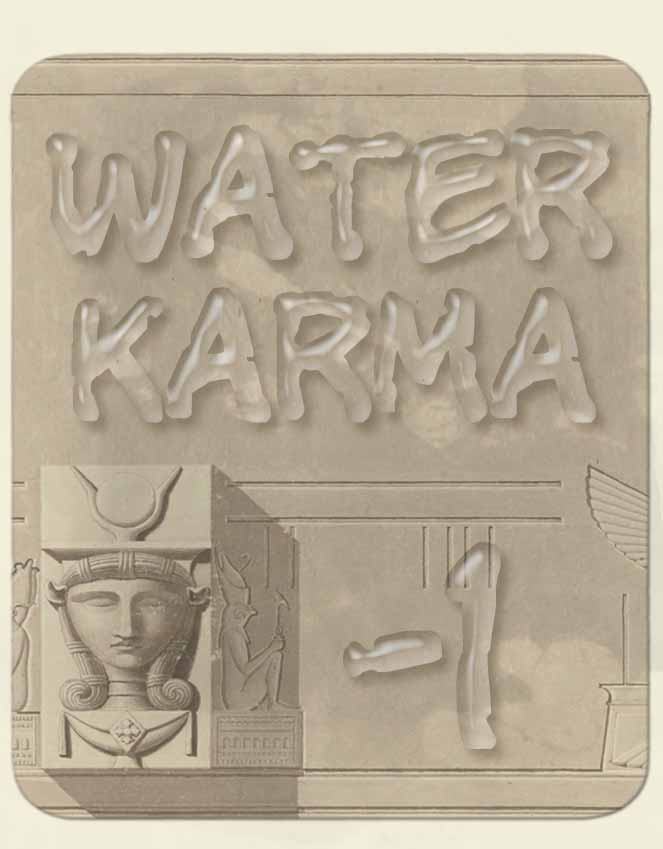This picture indicates negative water tarot karma - minus 1