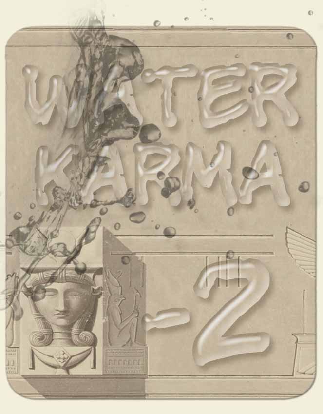 This picture indicates negative water tarot karma - minus 2