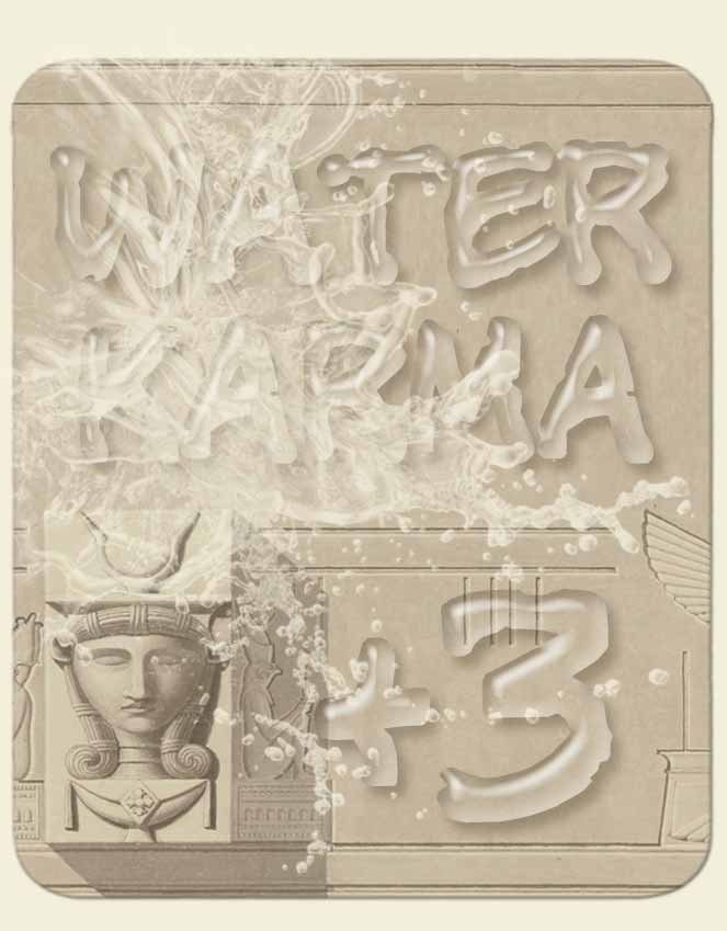 This picture indicates positive water tarot karma - plus 3