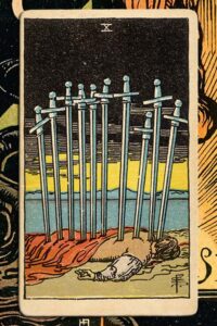 Read more about the article 10 of Swords: Detailed Meanings For Every Situation