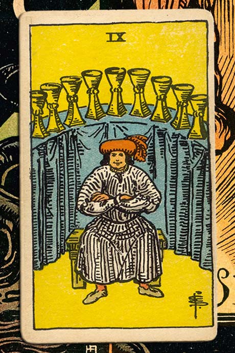 9 of cups love