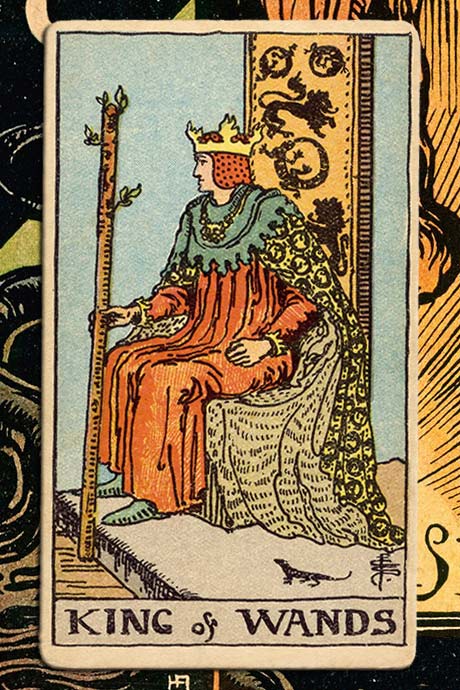 King of Wands Tarot Card Meaning - Upright and Reversed – Labyrinthos