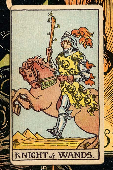 Knight of Wands: Detailed Meanings For Every Situation - ⚜️ Cardarium ⚜️