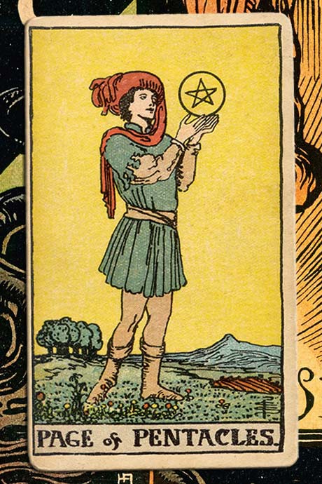 Main cover image Page of Pentacles