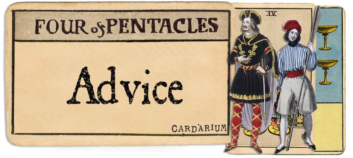 4 of pentacles tarot card advice main